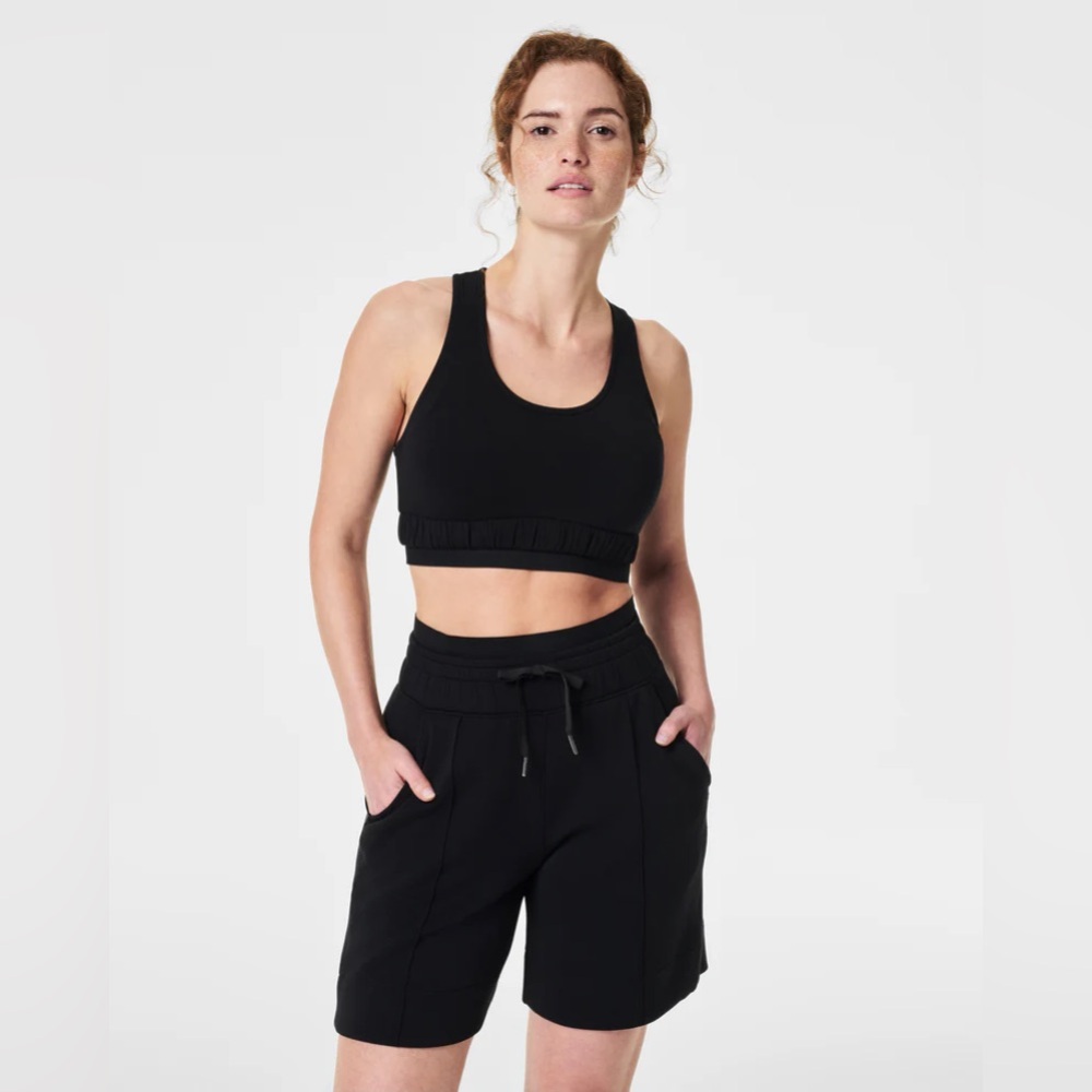 Spanx AirEssentials Black Cropped Tank Top
